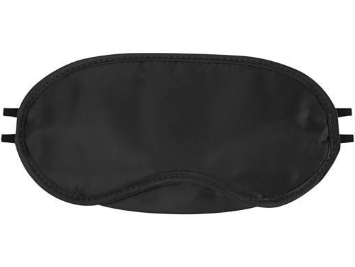 Маска для глаз Traveler (Путешественник)- сплошной черный с нанесением логотипа с нанесением логотипа