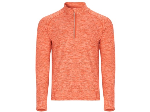 Толстовка Melbourne, оранжевый меланж с нанесением логотипа с нанесением логотипа