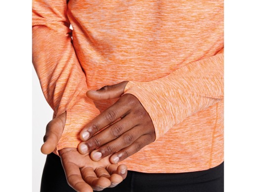 Толстовка Melbourne, оранжевый меланж с нанесением логотипа с нанесением логотипа