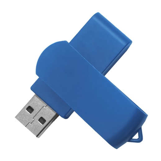 USB flash-карта SWING (8Гб), синий, 6,0х1,8х1,1 см, пластик 19329_8Gb/24