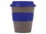 Стакан с силиконовой крышкой Cafe, темно-синий