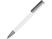 Ручка металлическая шариковая Insomnia софт-тач с зеркальным слоем, белая с серым