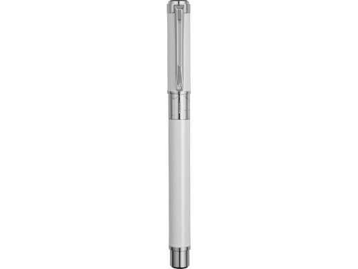 Ручка роллер Waterman Perspective Pure White CT F, белый/серебристый с нанесением логотипа с нанесением логотипа