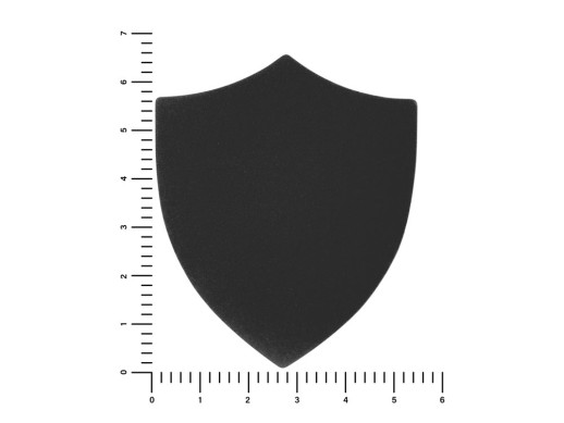 ПАТЧ ЩИТ nubuk (чёрный) 6,6 х 5,5 см