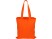 Сумка для шопинга Carryme 140 хлопковая, 140 г/м2, оранжевый с нанесением логотипа с нанесением логотипа