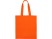 Сумка для шопинга Carryme 140 хлопковая, 140 г/м2, оранжевый с нанесением логотипа с нанесением логотипа
