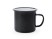 Кружка металлическая ANON, 380 мл, черный с нанесением логотипа с нанесением логотипа