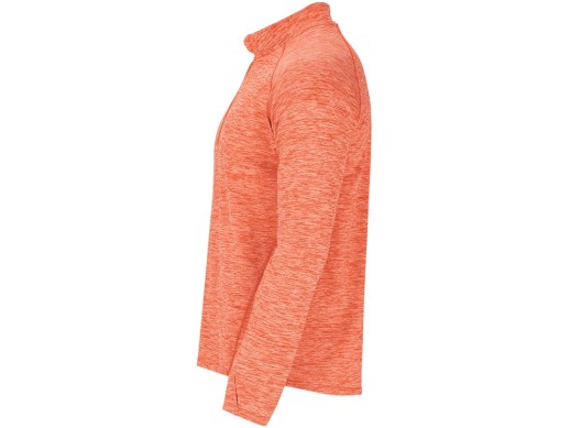 Толстовка Melbourne, оранжевый меланж с нанесением логотипа с нанесением логотипа