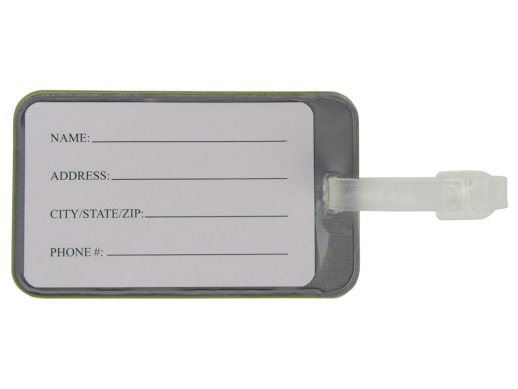 Бирка для багажа Voyage 2.0, зеленое яблоко