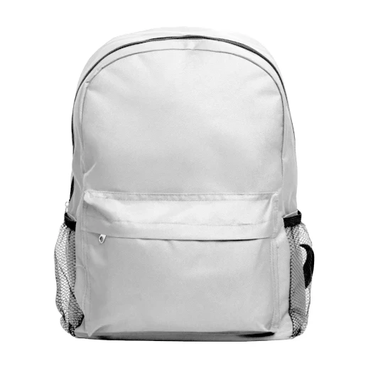 Рюкзак DISCO, белый, 41 x 30 x11 см, 100% полиэстер 600D с водоотталкивающей пропиткой   199012/01 с логотипом с логотипом
