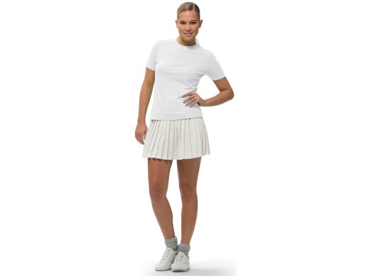 Футболка Ace женская, белый с нанесением логотипа с нанесением логотипа