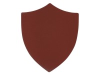 ПАТЧ ЩИТ nubuk (коричневый ) 6,6 х 5,5 см