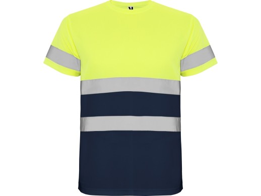 Футболка Delta мужская, нэйви/неоновый желтый