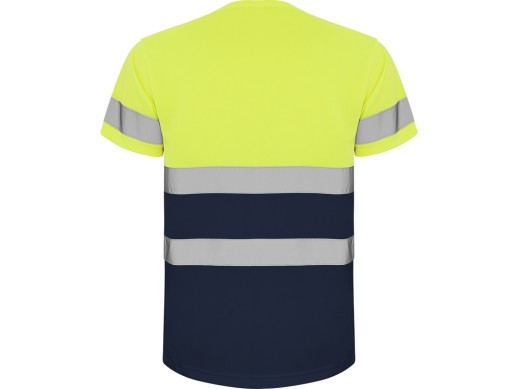 Футболка Delta мужская, нэйви/неоновый желтый