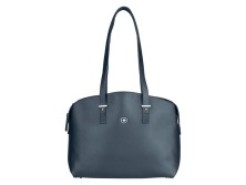 Сумка женская WENGER RosaElli с карманом для ноутбука 14, синяя, полиэстер, 37 x29x19 см