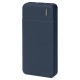 Универсальный аккумулятор Flash 10 (10000 мАч) с подсветкой и soft touch,синий,13,7х6,87х1,55 мм   37178/25