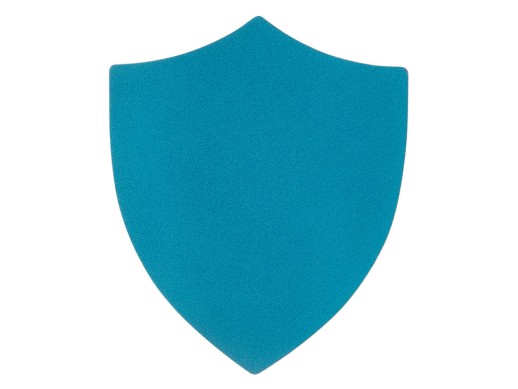 ПАТЧ ЩИТ nubuk (голубой) 6,6 х 5,5 см