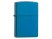 Зажигалка ZIPPO Classic с покрытием Sapphire™, латунь/сталь, синяя, глянцевая, 38x13x57 мм