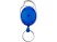 Брелок с ретрактором Demos, синий