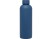 Spring медная бутылка с вакуумной изоляцией, сертифицированная согласно RCS, 500 мл - Синий с нанесением логотипа с нанесением логотипа