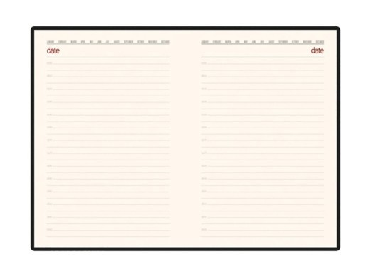 Ежедневник недатированный А5 Senate с магнитным клапаном, темно-зеленый с нанесением логотипа с нанесением логотипа