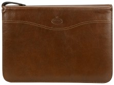 Папка на молнии Первое лицо Giulio Barсa, коричневый