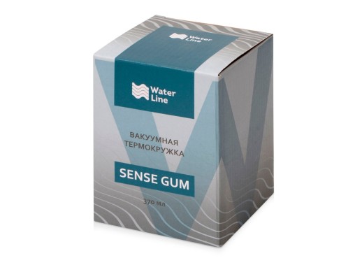 Термокружка Sense Gum, soft-touch, непротекаемая крышка, 370мл, зеленое яблоко с нанесением логотипа с нанесением логотипа