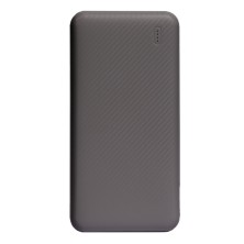 Универсальный аккумулятор Rib 10 (10000 мАч), серый, 13,5х6.8х1,5 см   37170/29