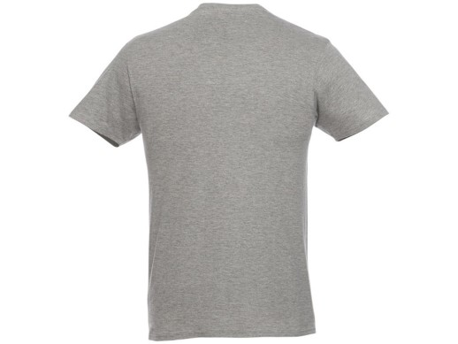 Мужская футболка Heros с коротким рукавом, серый яркий с нанесением логотипа с нанесением логотипа