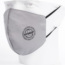 Бесклапанная фильтрующая маска RESPIRATOR 800 HYDROP серая с логотипом в фирменном пакете   80000/30