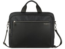 Портфель мужской BUGATTI Sera, антрацитовый, полиэстер, 40х11х34 см