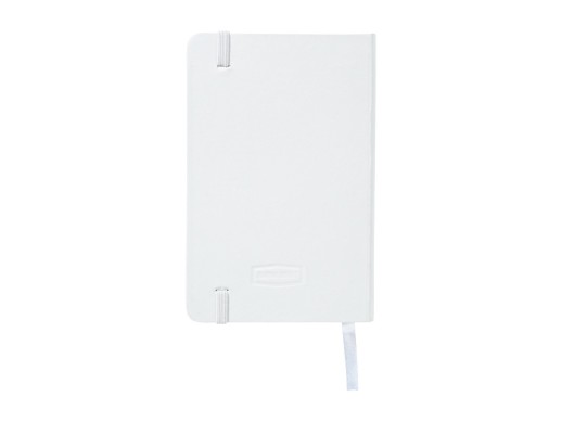 Блокнот классический офисный Juan А5, белый с нанесением логотипа с нанесением логотипа