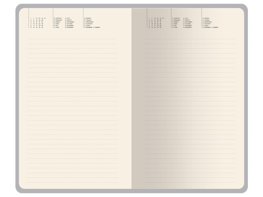 Ежедневник недатированный А5 Valencia, темно-синий