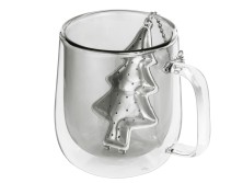 Набор Bergamot: кружка и ситечко для чая, черный