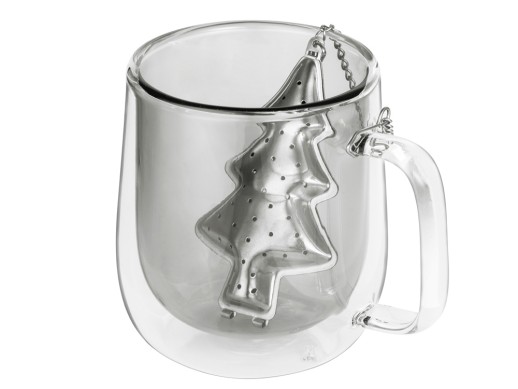 Набор Bergamot: кружка и ситечко для чая, черный