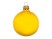 Стеклянный шар желтый полупрозрачный, заготовка шара 6 см, цвет 21