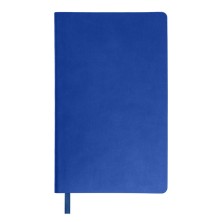 Бизнес-блокнот FUNKY, 130*210 мм, синий, красный форзац, мягкая обложка, блок-линейка , 21209/24/08