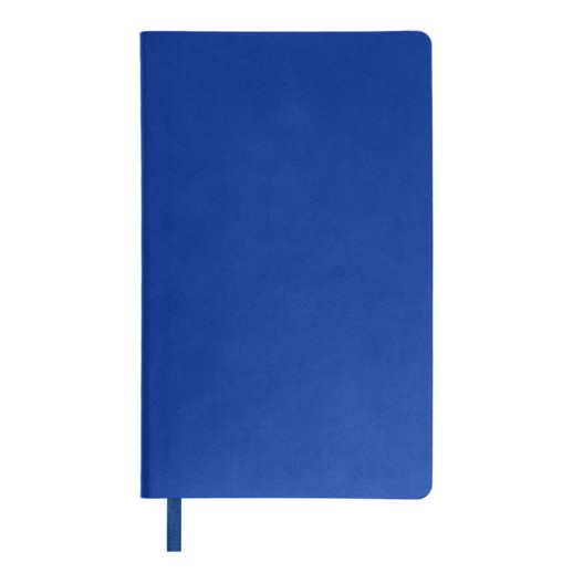 Бизнес-блокнот FUNKY, 130*210 мм, синий, красный форзац, мягкая обложка, блок-линейка ,   21209/24/08