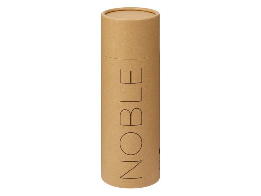 Вакуумная термокружка Noble с крышкой 360,Waterline, тубус, черный с нанесением логотипа с нанесением логотипа