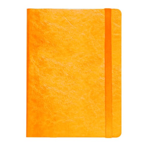 Ежедневник недатированный Boomer, А5, оранжевый, кремовый блок в линейку, без обреза 24702/06