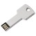 USB flash-карта KEY (16Гб), серебристая, 5,7х2,4х0,3 см, металл   19336_16Gb/47