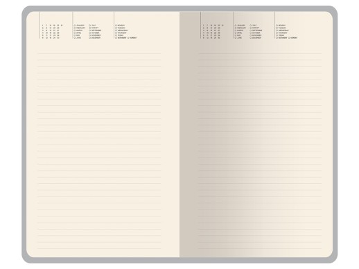 Ежедневник недатированный А5 Valencia, красный