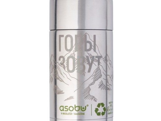 Термос ORB, переработанная нержавеющая сталь (гравировка)