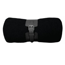 Плед Belt; чёрный; 130 х 180 см; 100% акрил, с поясом   2408/35