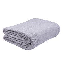 Плед LYKKE MIDI, серый, шерсть 30%, акрил 70%, 150*200 см   42902/29