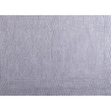 Плед LYKKE MIDI, серый, шерсть 30%, акрил 70%, 150*200 см   42902/29