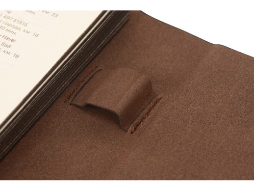 Ежедневник недатированный с магнитным клапаном, А5 WALTZ, бордовый с нанесением логотипа с нанесением логотипа