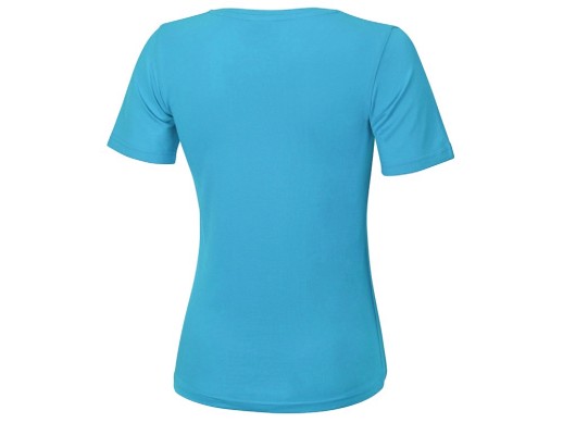 Футболка Heavy Super Club 2.0 женская, лазурный с нанесением логотипа с нанесением логотипа