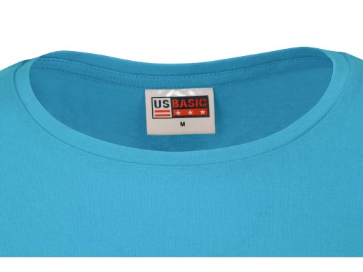 Футболка Heavy Super Club 2.0 женская, лазурный с нанесением логотипа с нанесением логотипа