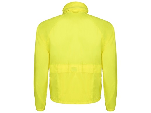 Ветровка Kentucky мужская, неоновый желтый с нанесением логотипа с нанесением логотипа